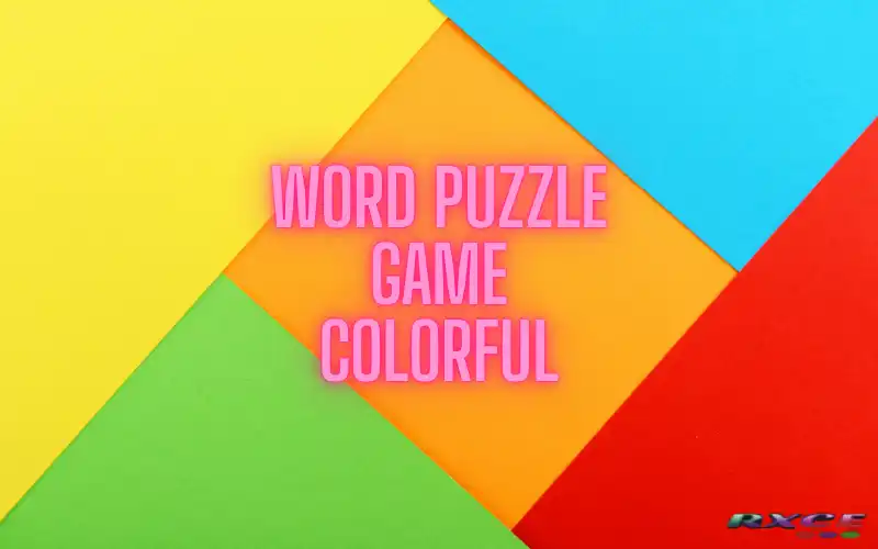 word puzzle game colorful