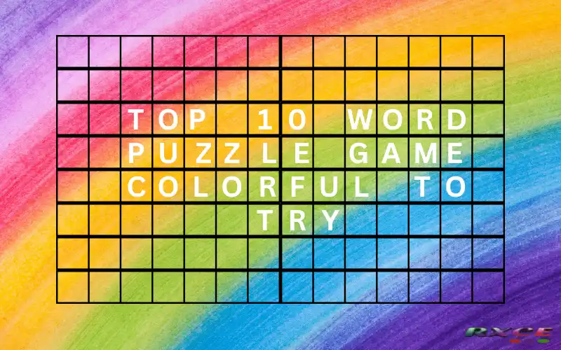 word puzzle game colorful