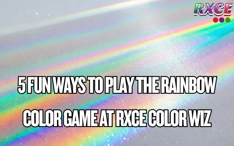 rainbow color game